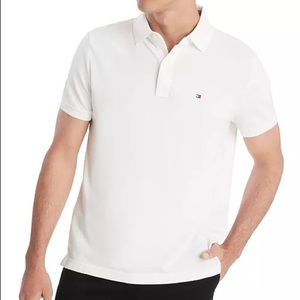 Tommy Hilfiger | Men's L Custom-Fit Ivy Polo | White
